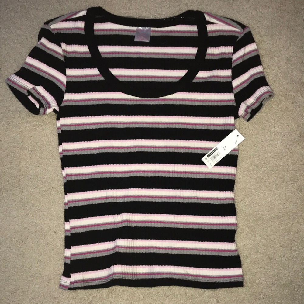 Striped Crop Top